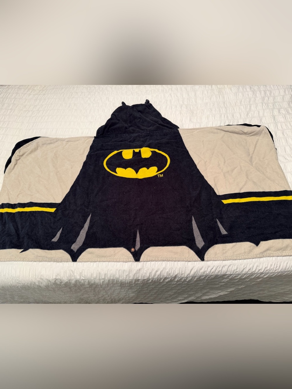 Batman hooded bath towel. Good condition. $10